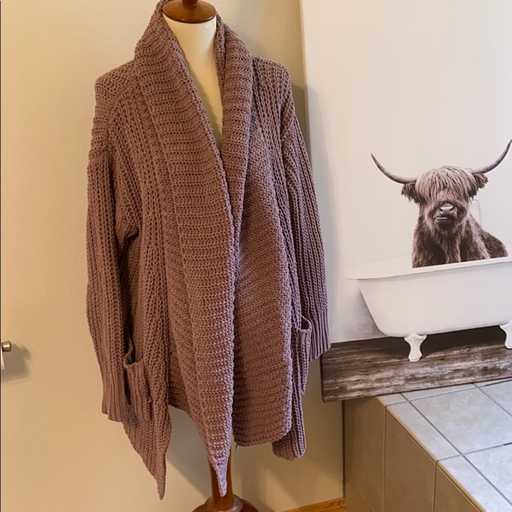 POL open cardigan